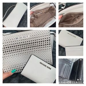 Michael Kors. Studded Selma bag set.